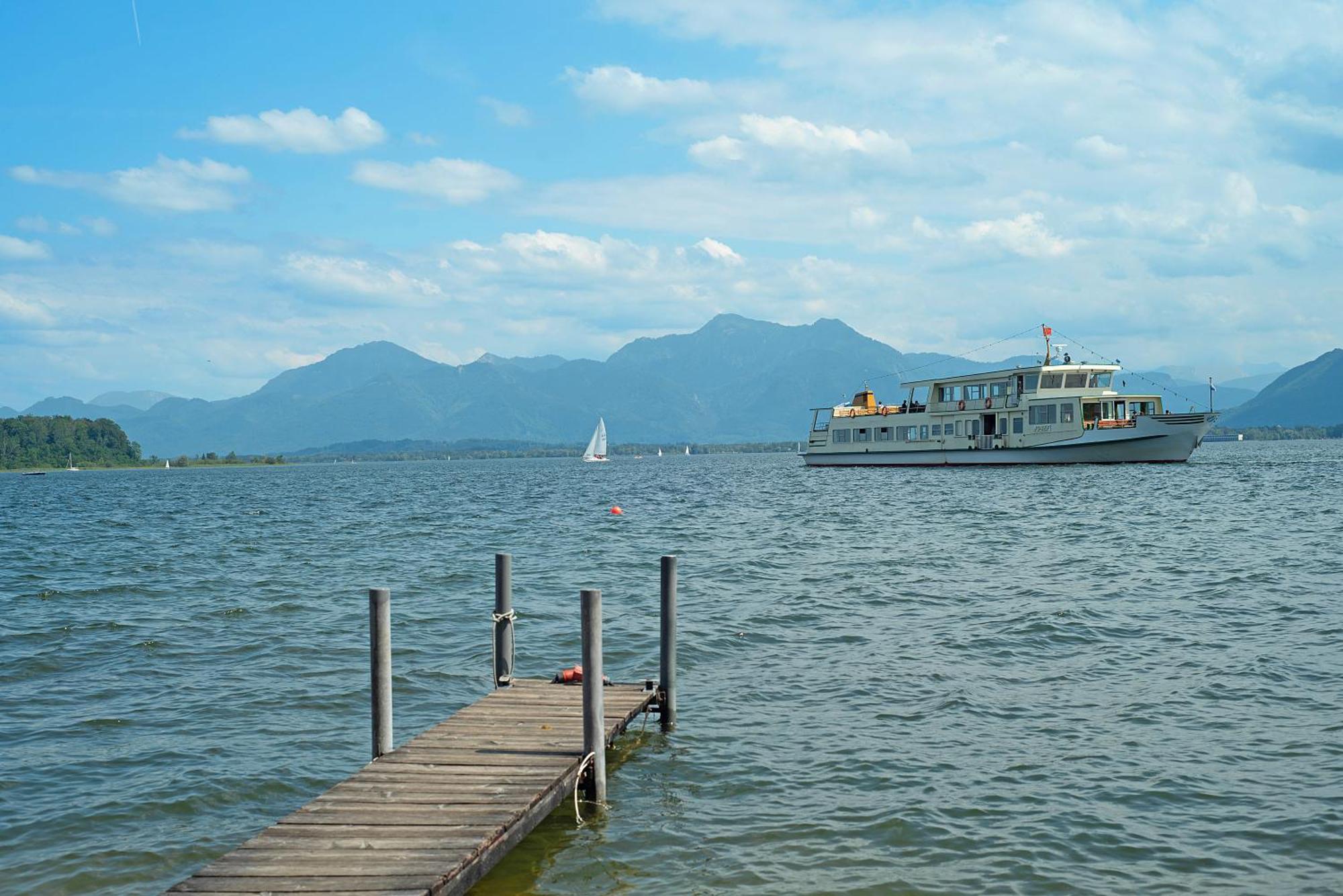 Ferienwohnung Mit Garten Am Chiemsee Prien am Chiemsee Dış mekan fotoğraf